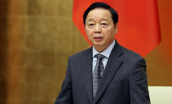 Phó thủ tướng Trần Hồng Hà phát biểu chiều 6/1. Ảnh: Minh Khôi