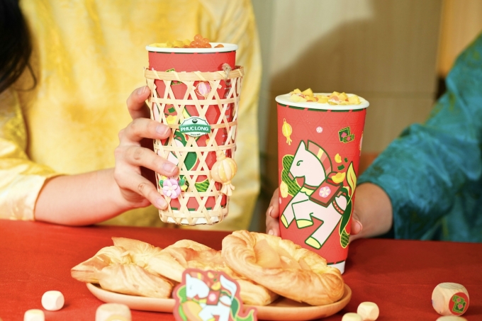 Một số món nước và bánh mới dịp Tết 2026 của Phúc Long. Ảnh: MSN