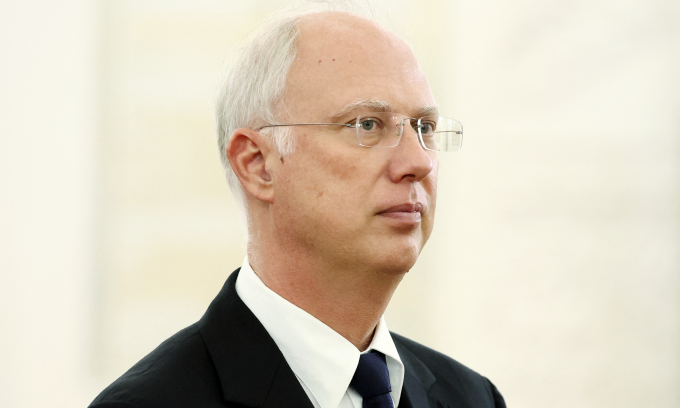 Đặc phái viên Kirill Dmitriev tại Điện Kremlin ở Moskva, Nga tháng 4/2025. Ảnh: AFP