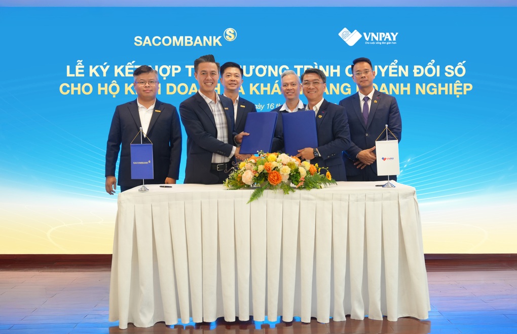 Sacombank và VNPay phối hợp triển khai trọn bộ giải pháp thanh toán và nộp thuế số - 1