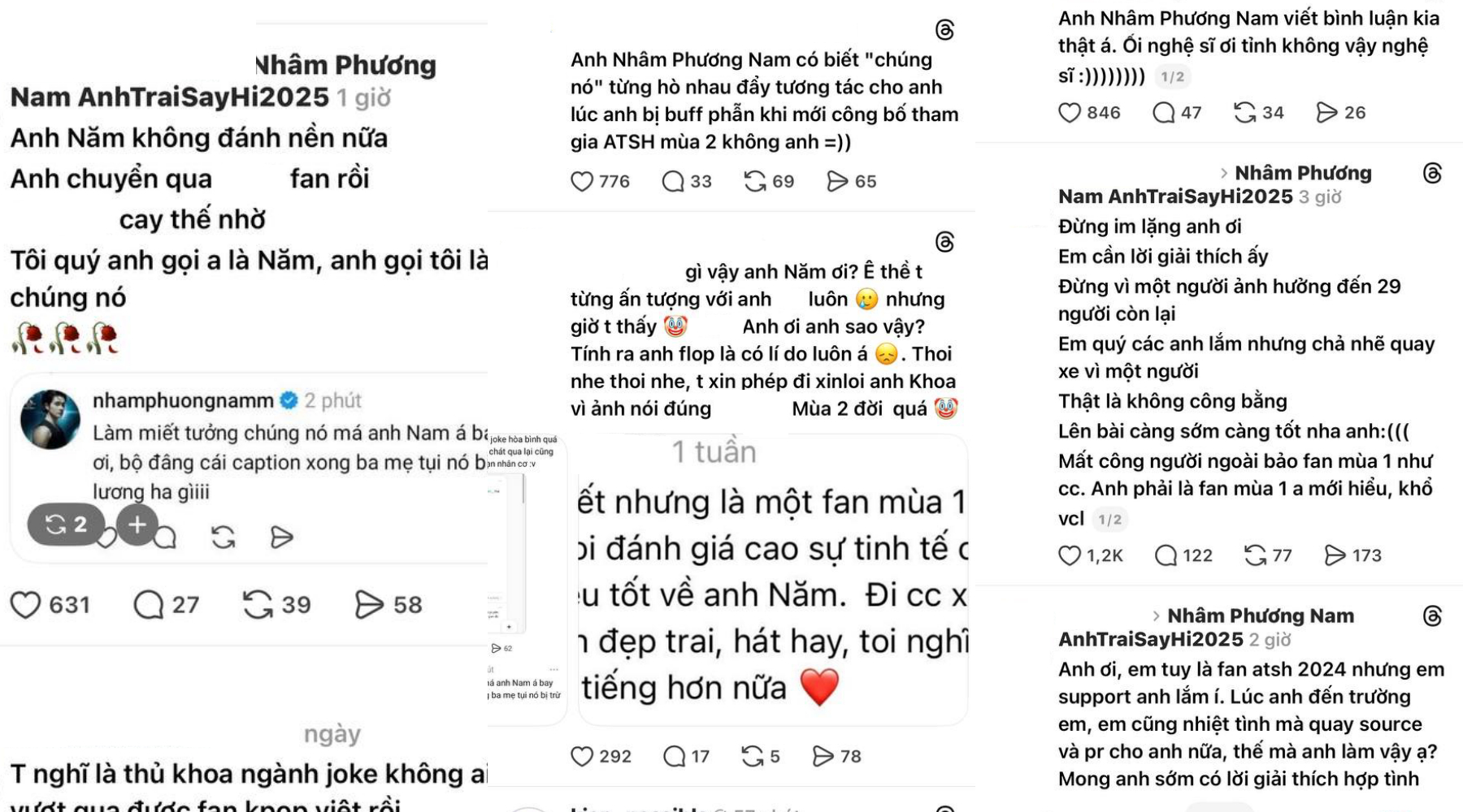 Sao nam Vbiz bị bóc comment gọi fan là “chúng nó”, cả Threads như “nổi điên”- Ảnh 2.