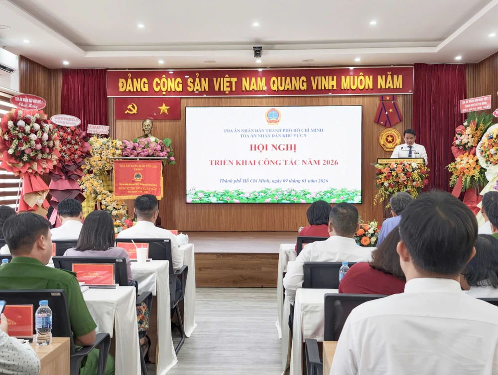 Năm 2025, tỷ lệ án bị hủy, sửa do nguyên nhân chủ quan của TAND Khu vực 9 rất thấp