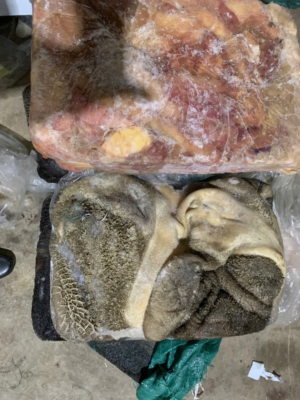 thịt bò không rõ nguồn gốc