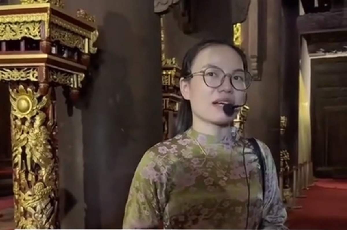 Tường trình của nữ hướng dẫn viên ở Lam Kinh nói về nhà Tây Sơn - Ảnh 1.