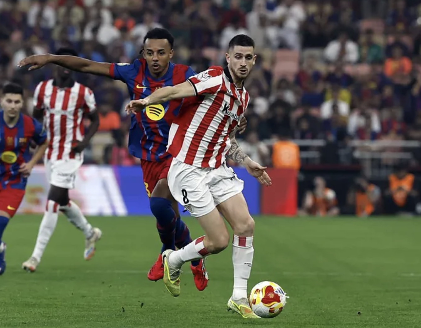 Thắng Bilbao 5-0, Barcelona vào chung kết Siêu cúp Tây Ban Nha - Ảnh 1.