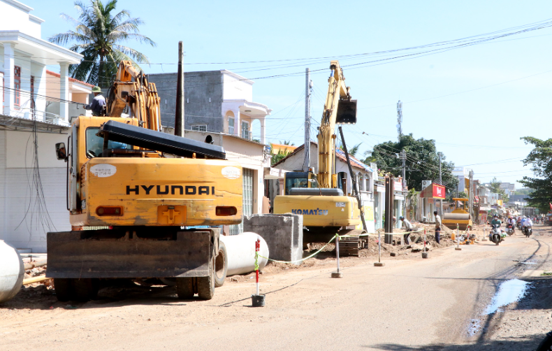 Thi công đường ven biển Lâm Đồng ì ạch, khó về đích trước Tết 2026- Ảnh 1.
