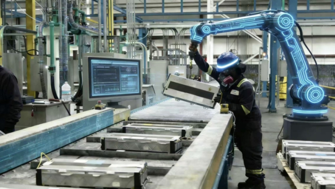 Vật liệu pin tái chế tạo ra khoảng 90 tỷ USD. Ảnh: CarNewsChina