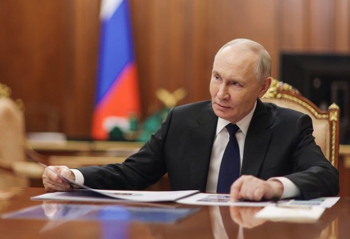 Tổng thống Nga Vladimir Putin tại Moskva ngày 30/12/2025. Ảnh: AFP
