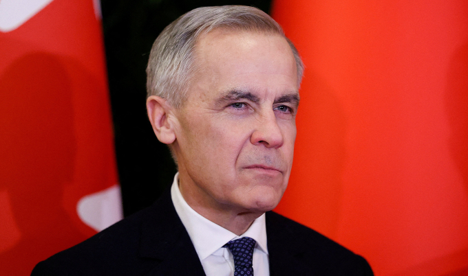 Thủ tướng Canada Mark Carney tại Bắc Kinh, Trung Quốc ngày 15/1. Ảnh: Reuters
