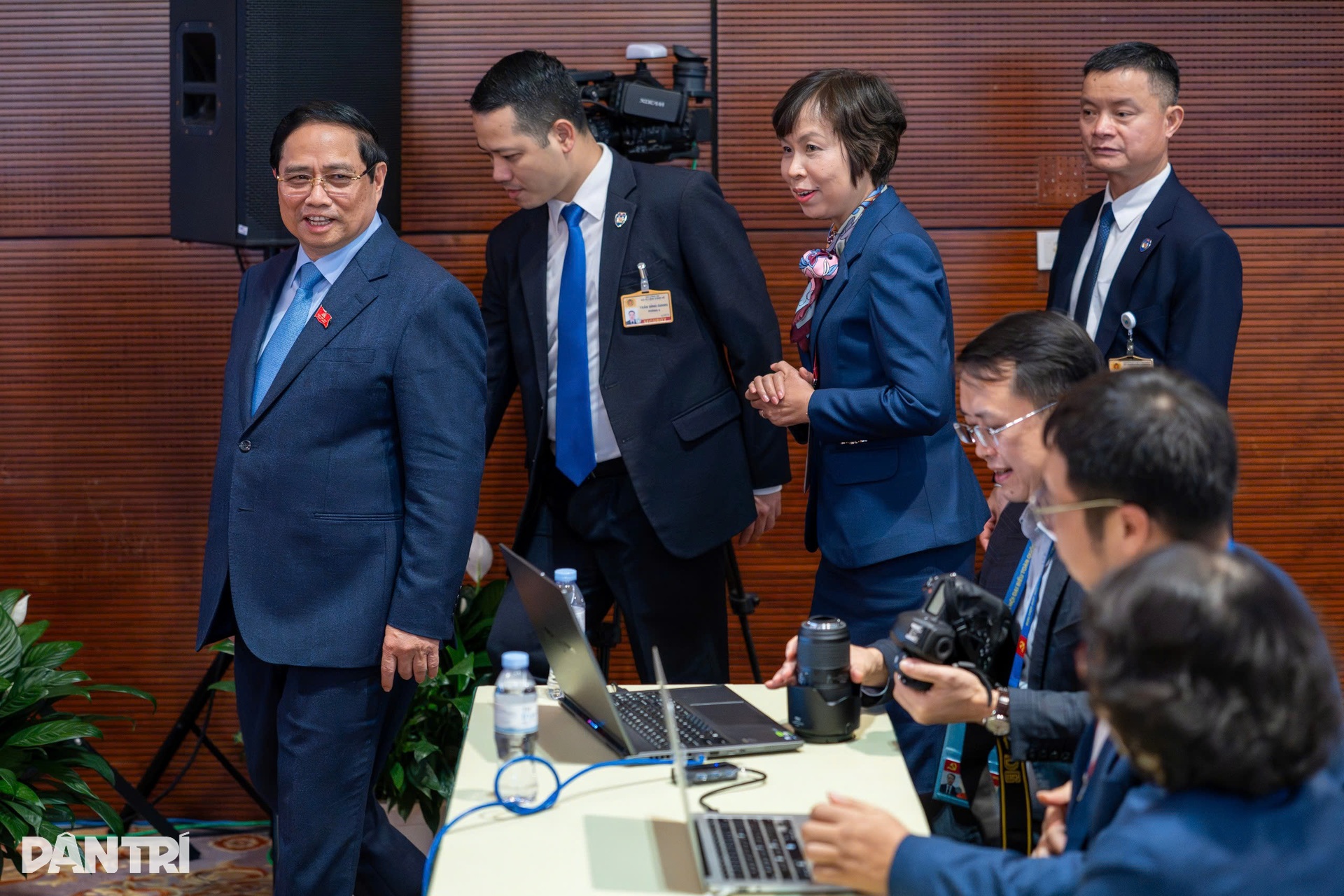 Thủ tướng thăm Trung tâm Báo chí phục vụ Đại hội XIV của Đảng - 1