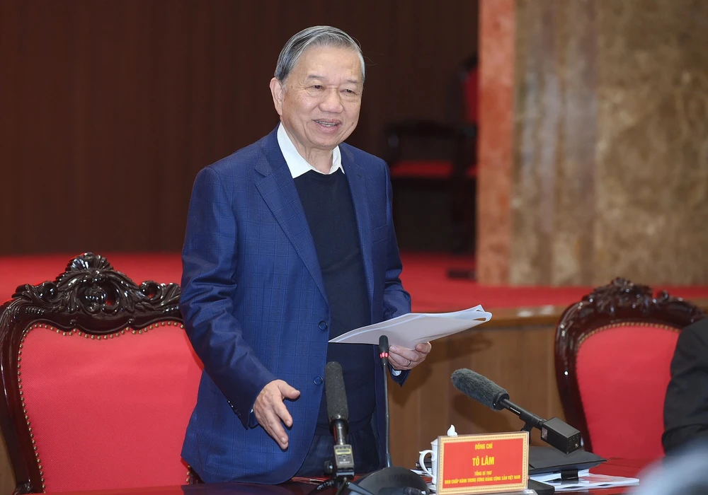 Tổng Bí thư Tô Lâm phát biểu tại buổi làm việc với Thành ủy Hà Nội. Ảnh: Nhân Dân Tong-Bi-thu-To-Lam.jpg