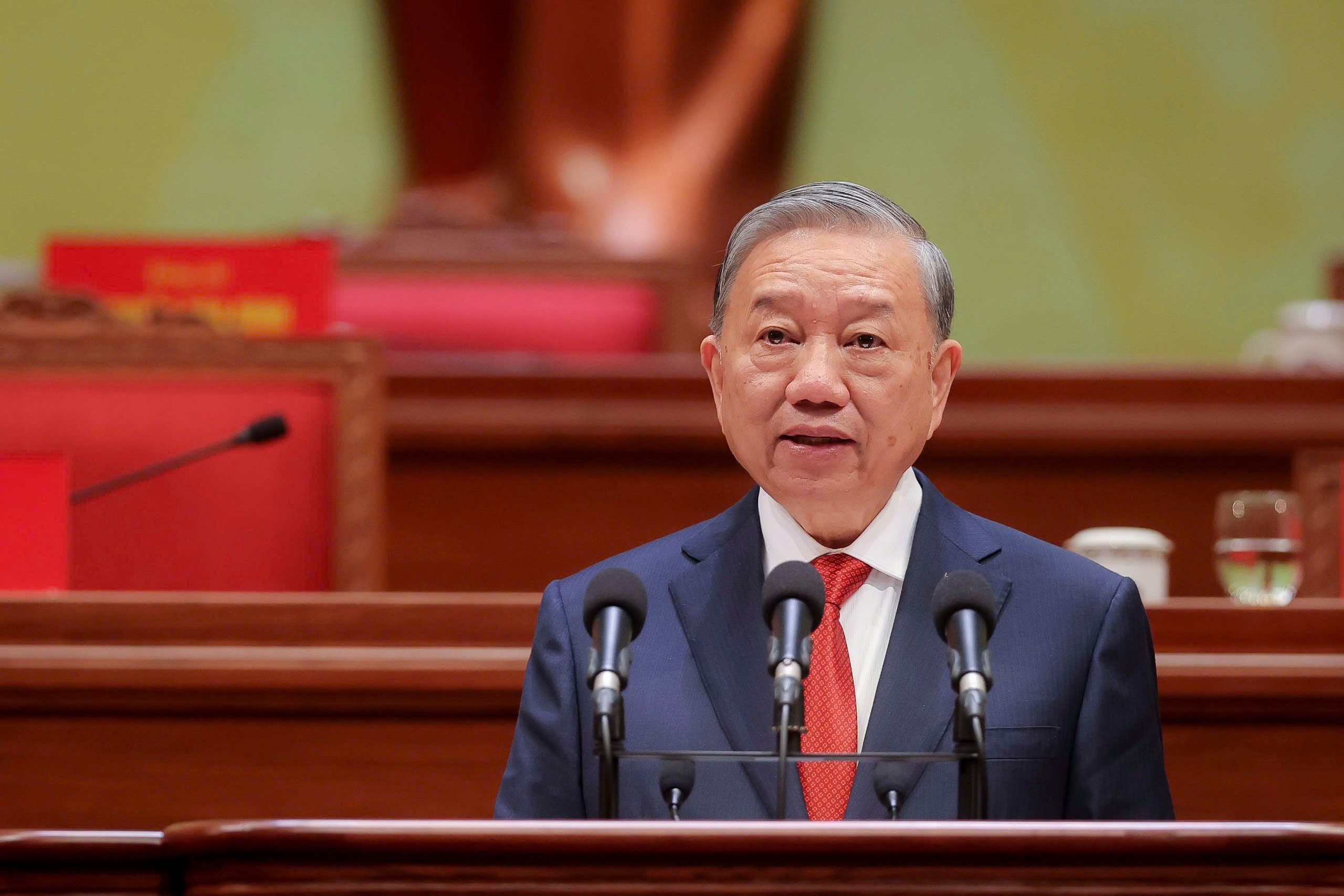 Tổng Bí thư Tô Lâm: Vững bước dưới cờ Đảng - Ảnh 1. Tổng Bí thư Tô Lâm - Ảnh 1.