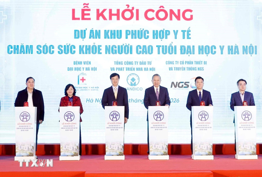 Tổng Bí thư dự lễ khởi công Khu phức hợp Y tế 16.000 tỷ đồng ở Hà Nội - 1