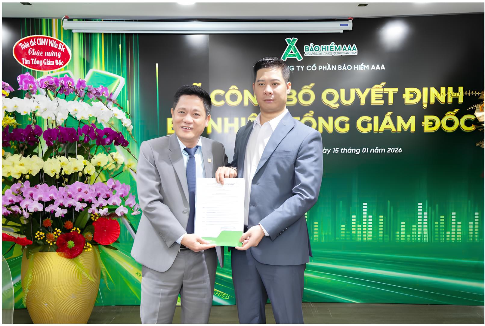 Tổng công ty cổ phần Bảo hiểm AAA bổ nhiệm Tổng giám đốc mới- Ảnh 1.