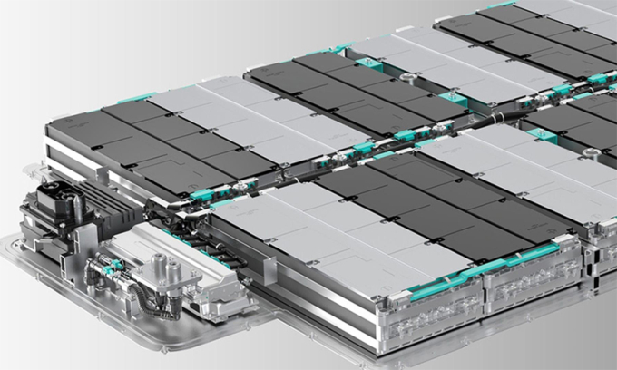 Pin lỏng-rắn của hãng xe Trung Quốc Nio. Ảnh: Nio