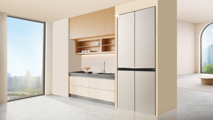 Dòng tủ lạnh LG French Door (4 cánh) âm tường. Ảnh: LG