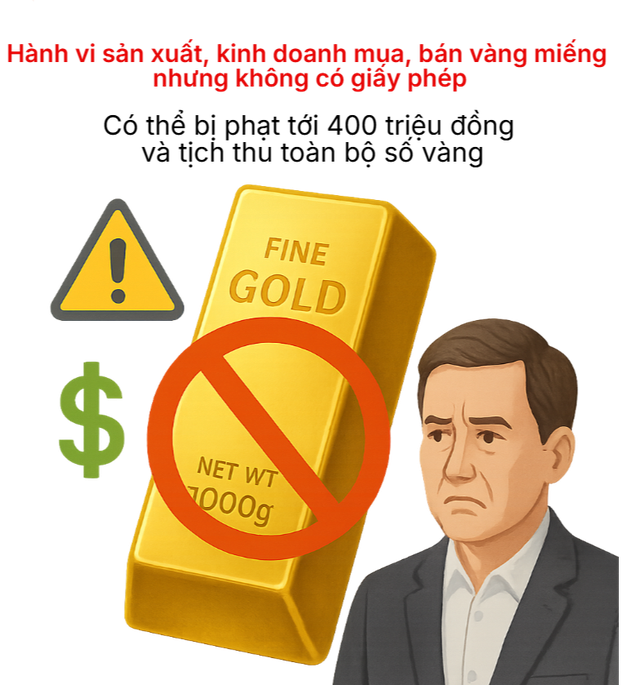Từ ngày 9/2 tới đây, người vi phạm có thể bị tịch thu toàn bộ vàng trong trường hợp nào?- Ảnh 2.
