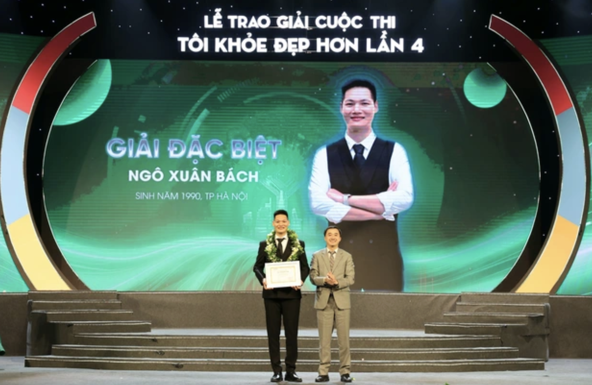 Từng nặng hơn 100kg, người đàn ông Hà Nội giảm 23kg và truyền cảm hứng cho mẹ - Ảnh 1. giảm cân - Ảnh 1.