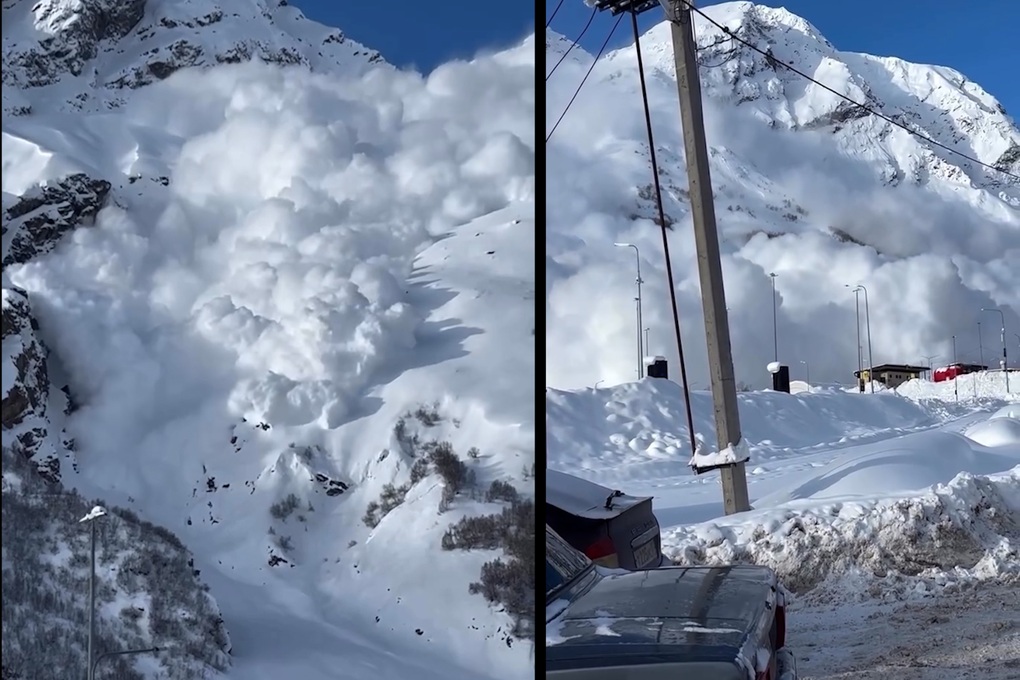 Tuyết lở nhấn chìm khu trượt tuyết trên đỉnh núi cao nhất châu Âu - 1