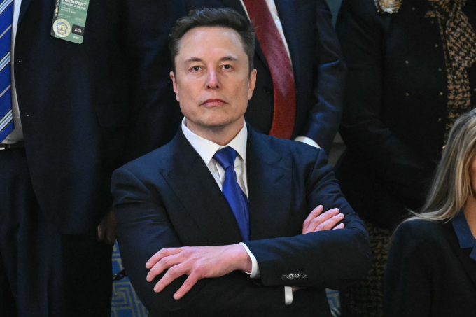 Tỷ phú Elon Musk tại Đồi Capitol tháng 3/2025. Ảnh: AFP