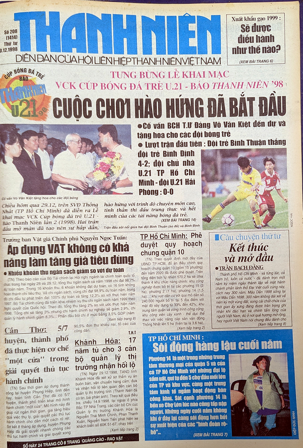 U.21 Báo Thanh Niên bệ phóng tài năng cho bóng đá 
Việt Nam- Ảnh 1.