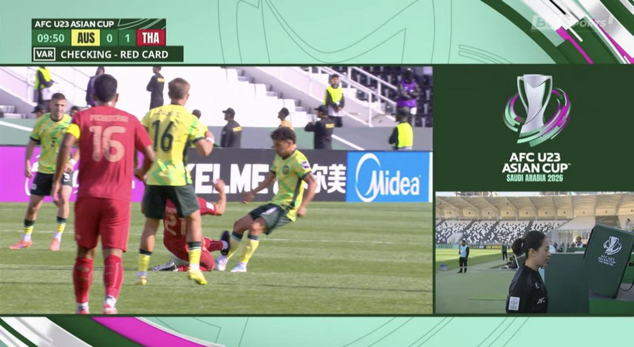 U.23 Thái Lan vừa ghi bàn đã dính thẻ đỏ, thua ngược đau đớn U.23 Úc- Ảnh 1.