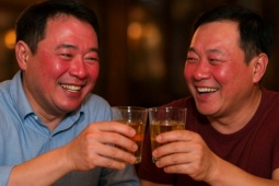 Vì sao có người đỏ mặt, người tái nhợt sau uống rượu?