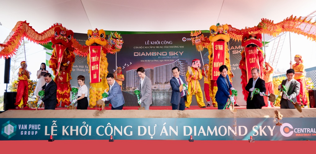 Van Phuc Group khởi công tầng hầm dự án Diamond Sky tại Van Phuc City - 1