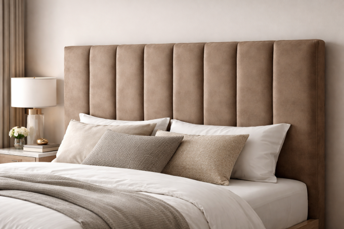 Đầu giường nếu không được vệ sinh thường xuyên sẽ chứa nhiều bụi bẩn. Ảnh tạo bởi AI