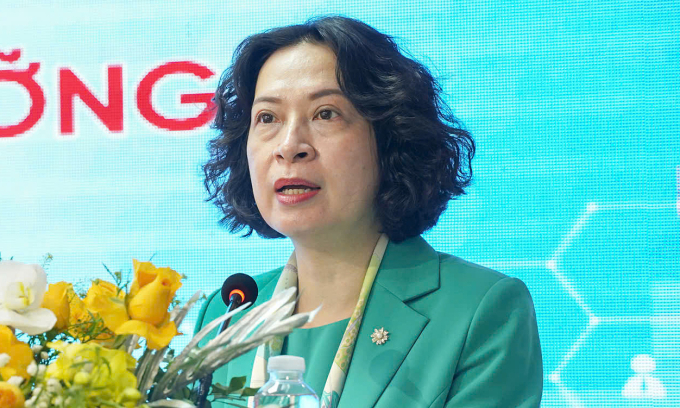 Thứ trưởng Y tế Nguyễn Thị Liên Hương. Ảnh: Minh Nhật