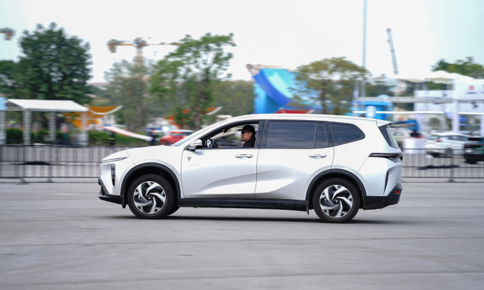 Limo Green tại sự kiện lái thử ở VnMS 2025, sự kiện do VnExpress tổ chức, tháng 12/2025. Ảnh: Thành Nhạn