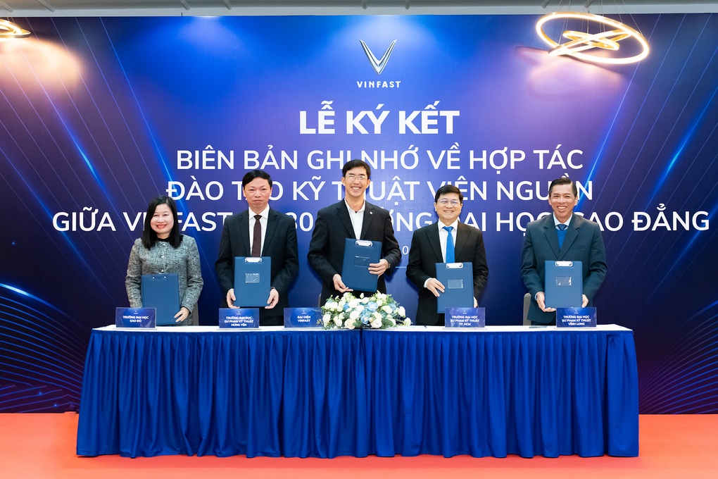 VinFast hợp tác với 30 trường đại học, cao đẳng phát triển nguồn nhân lực chất lượng cao - 2