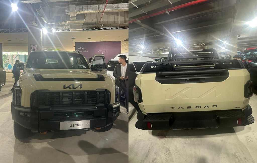 Xe bán tải Hàn Quốc KIA Tasman xuất hiện tại Việt Nam, sắp mở bán chính thức? - Ảnh 1.