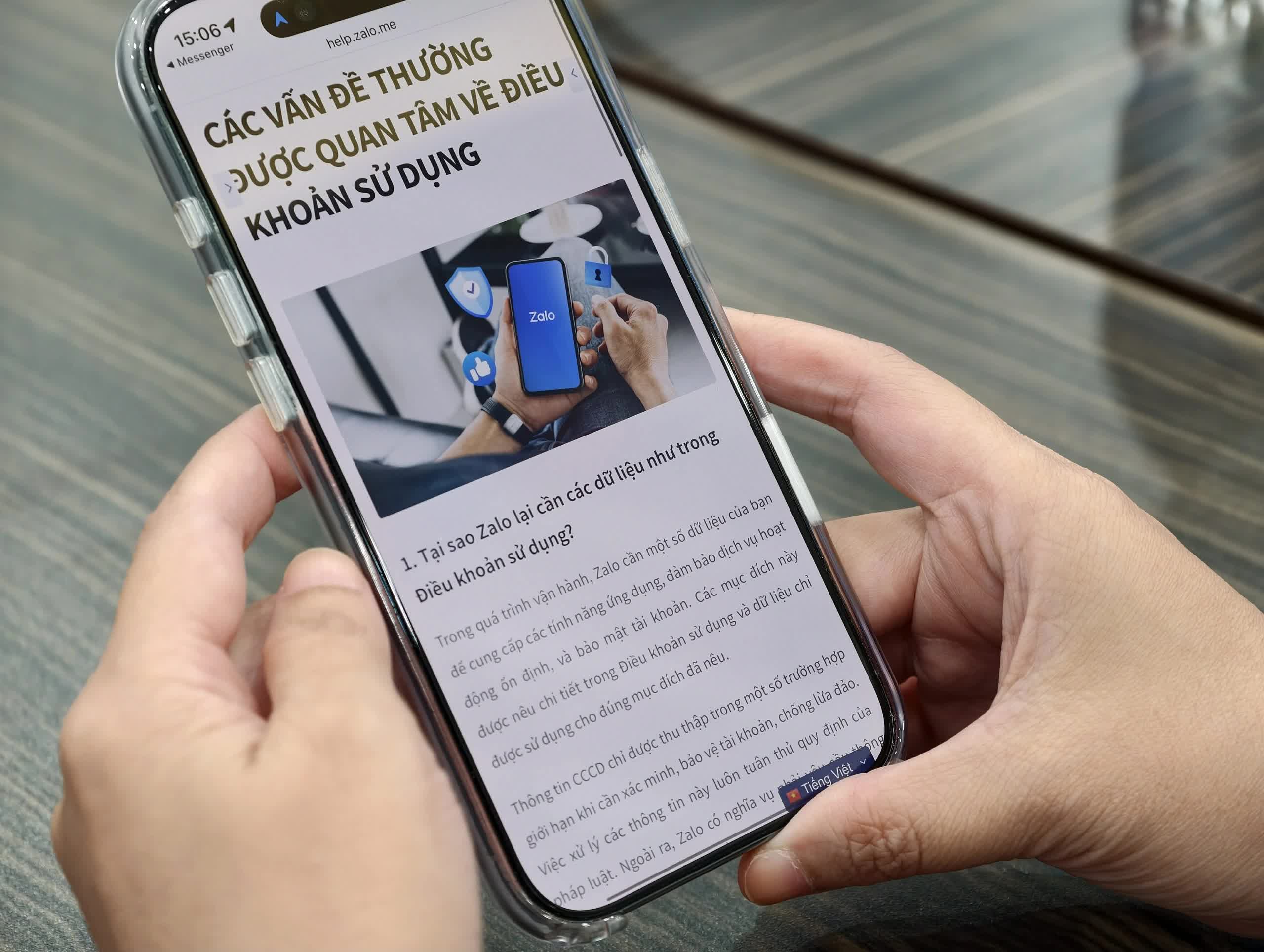 Yêu cầu của Zalo và khoảng trống pháp luật dữ liệu cá nhân- Ảnh 1.