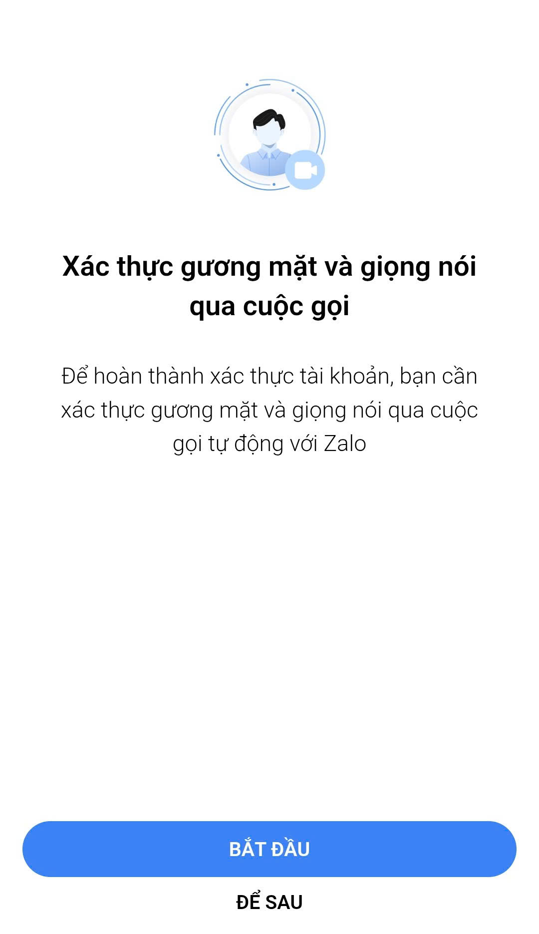 Zalo bất ngờ đổi cách xác thực tài khoản của người dùng 1 Zalo bất ngờ