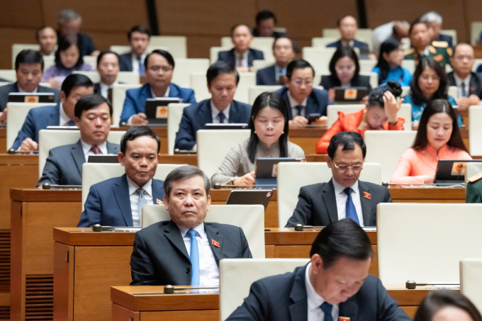 Các đại biểu Quốc hội khóa 15 tại phiên họp ngày 11/12/2025. Ảnh: Hoàng Phong