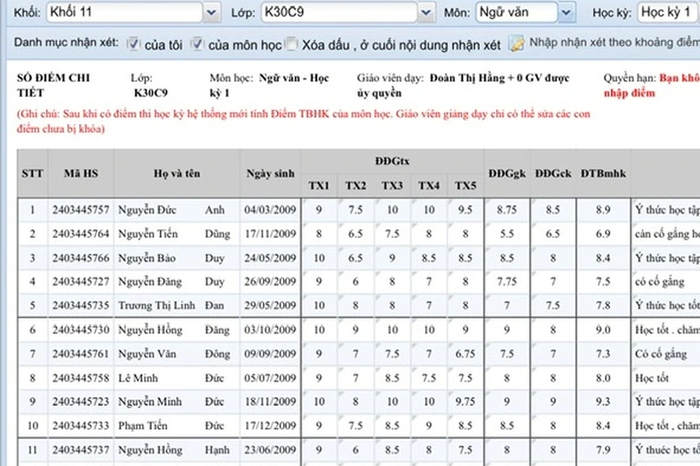 Vụ sửa 126 điểm thi của học sinh: Lỗi kỹ thuật, giáo viên không cố ý - 2