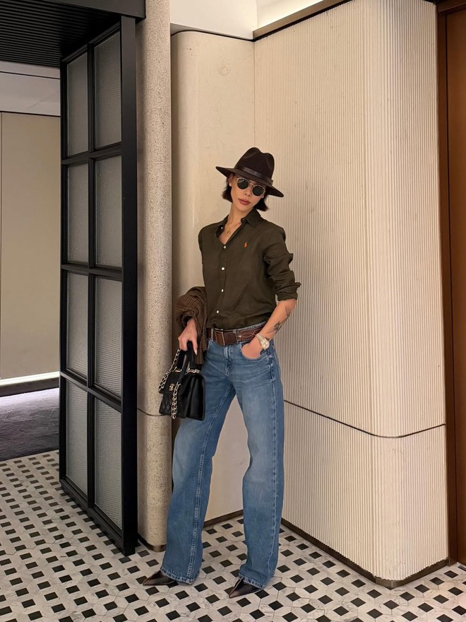 Những dáng quần jeans xanh đẹp và hữu dụng nàng không thể thiếu lúc giao mùa- Ảnh 7.