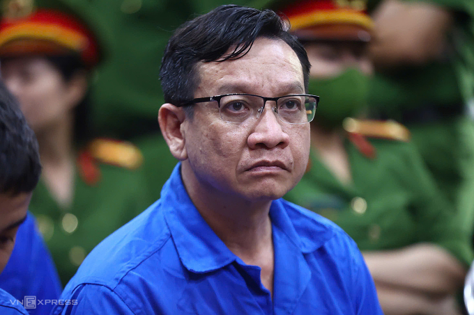 Bị cáo Hoàng Hữu Lượng tại tòa. Ảnh: Trần Quỳnh