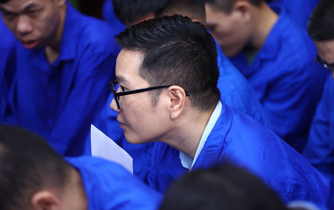 Bị cáo Nguyễn Nam Khánh tại tòa. Ảnh: Trần Quỳnh