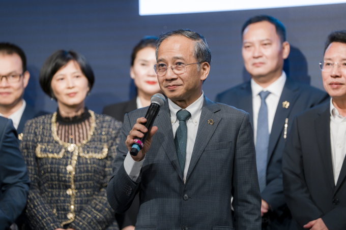 Ông Dương Thanh Francois, Chủ tịch HĐTV Bảo hiểm PVI phát biểu tại Lễ trao giải. Ảnh: Bảo hiểm PVI