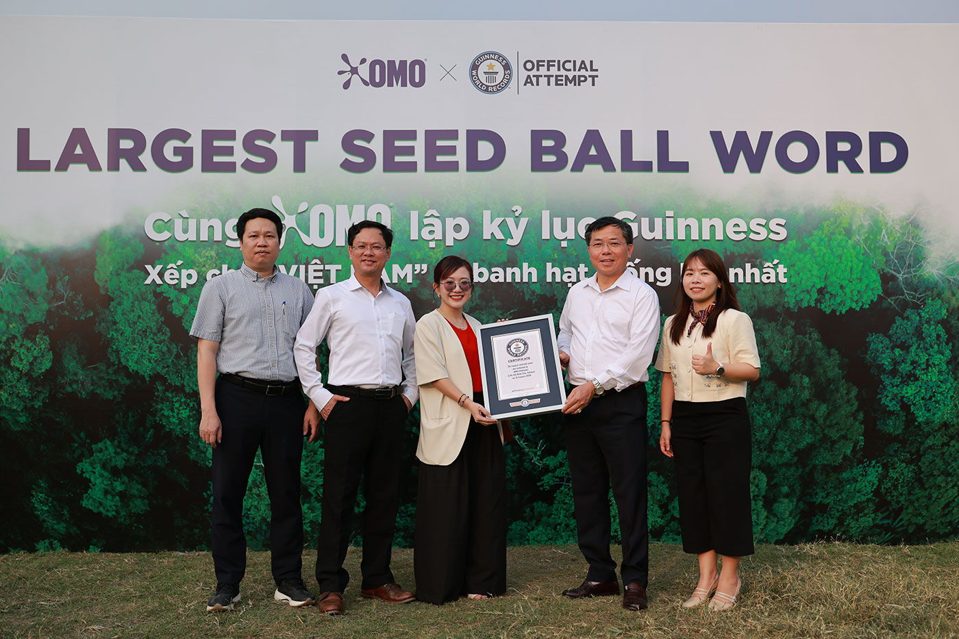 OMO lập kỷ lục Guiness thế giới, cam kết trồng 1 triệu cây trong 2026 - 2030 - Ảnh 2.