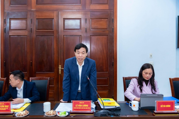 Ông Lê Văn Lương - Phó bí thư tỉnh ủy, Chủ tịch UBND Điện Biên phát biểu. Ảnh: FPT