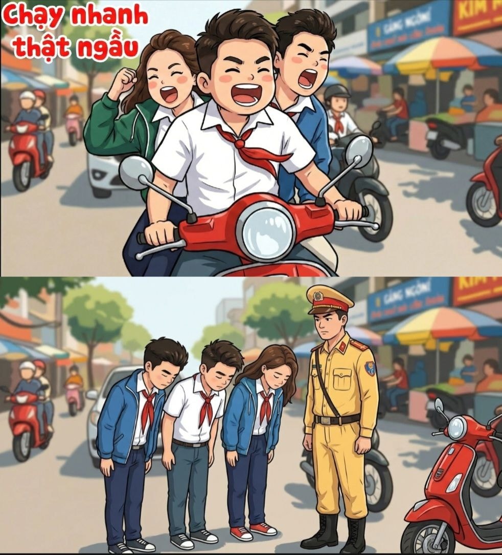 Công an hướng dẫn cô bán rau, chú sửa xe làm ngay một việc mỗi ngày để 