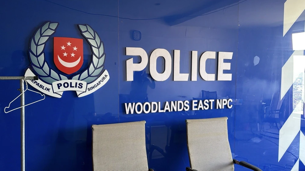 "Đồn cảnh sát" Singapore tại O’Smach. Ảnh: KHAOSOD "Đồn cảnh sát" Singapore tại O’Smach. Ảnh: KHAOSOD