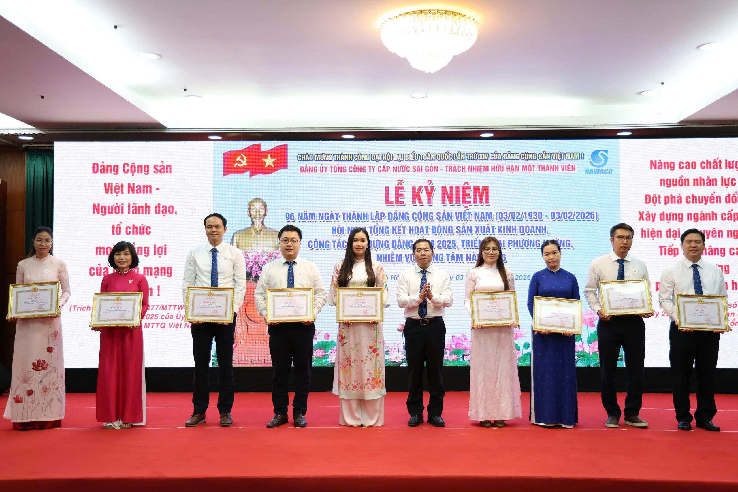 SAWACO: Vững bước dưới cờ Đảng, kiến tạo ngành nước thông minh - Ảnh 4.