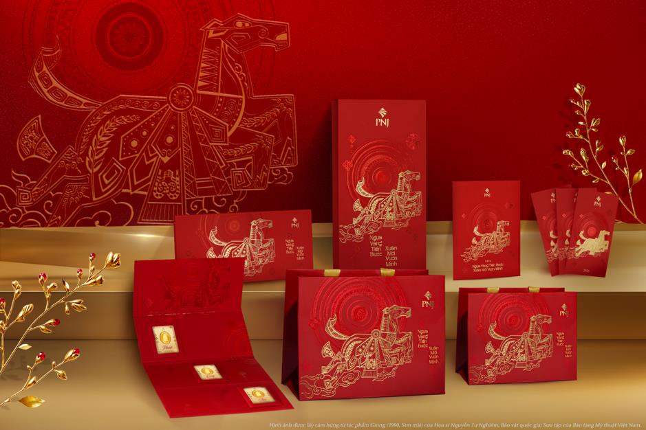 Ngựa vàng tiến bước: Khi tinh thần “Gióng” hiện diện trong thiết kế Xuân 2026 của PNJ- Ảnh 3.