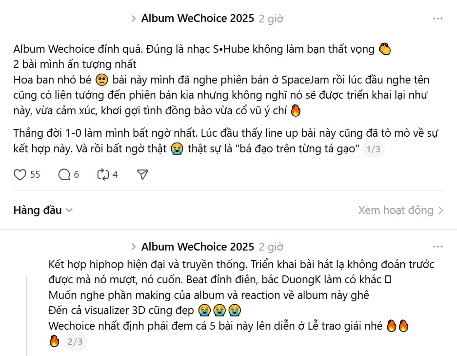 Cả cõi mạng bùng nổ vì album WeChoice Awards 2025: Dàn sao trẻ cực hot, thông điệp khích lệ nghe là xúc động- Ảnh 7.