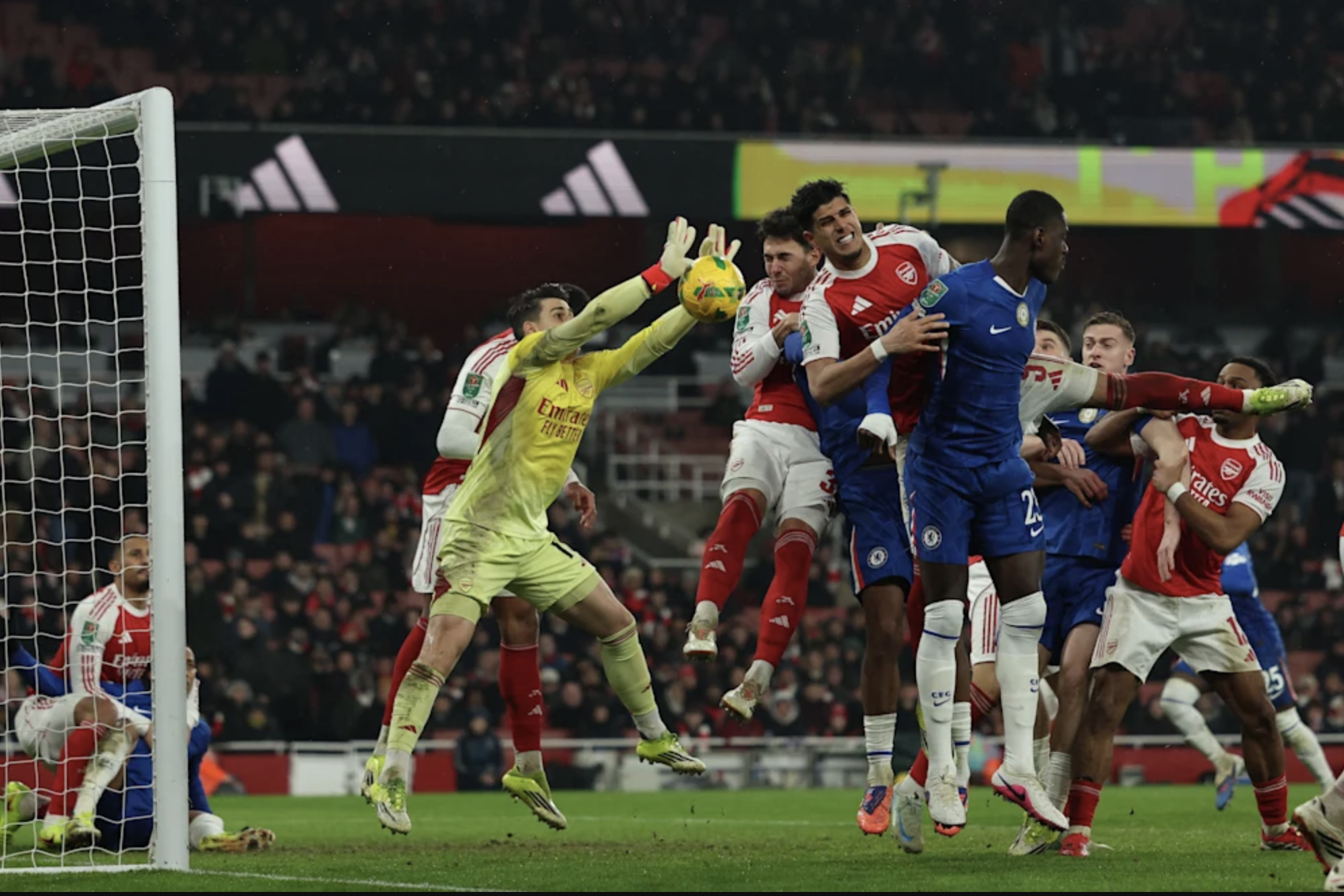 Kai Havertz ghi bàn phút bù giờ, Arsenal vào chung kết League Cup - Ảnh 3.