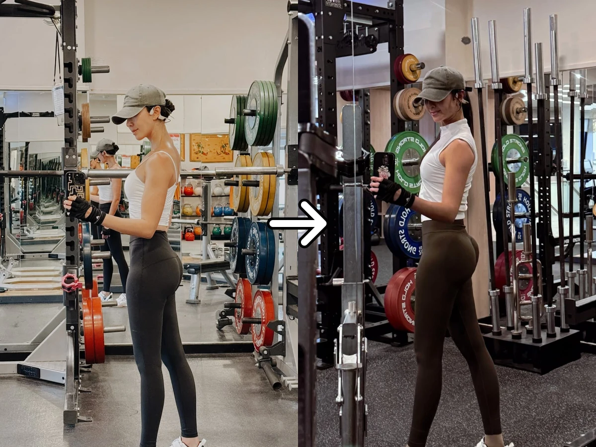 Bài tập giúp người đẹp 42 tuổi sở hữu vòng 3 căng tròn như quả đào sau 9 tháng- Ảnh 2.